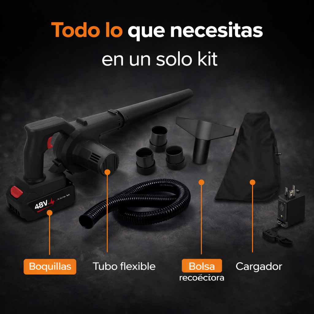 El aliado perfecto para limpiar rápido, Ideal para hogar, auto y taller