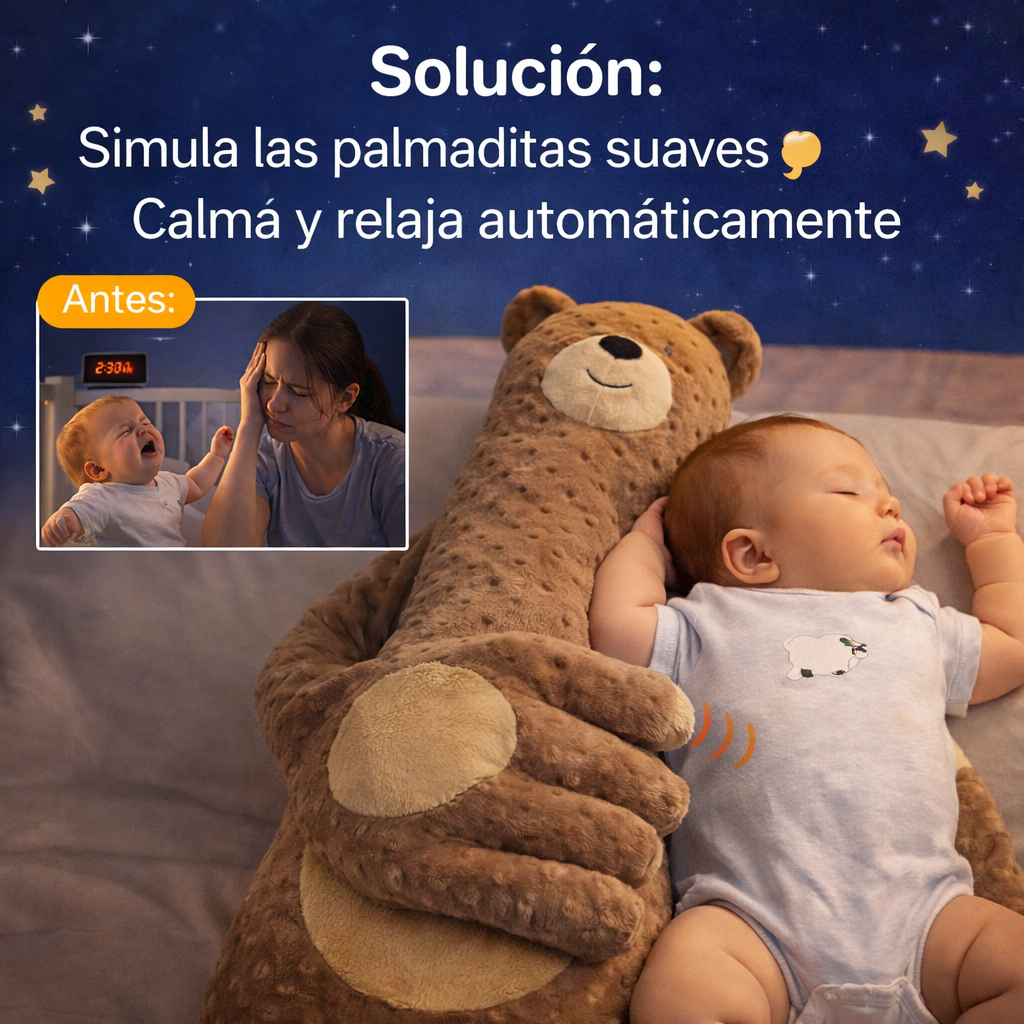 Tu aliado en las noches difíciles, Simula las palmaditas suaves de mamá- Almohada Palmaditas Bebe Ayuda A Domir