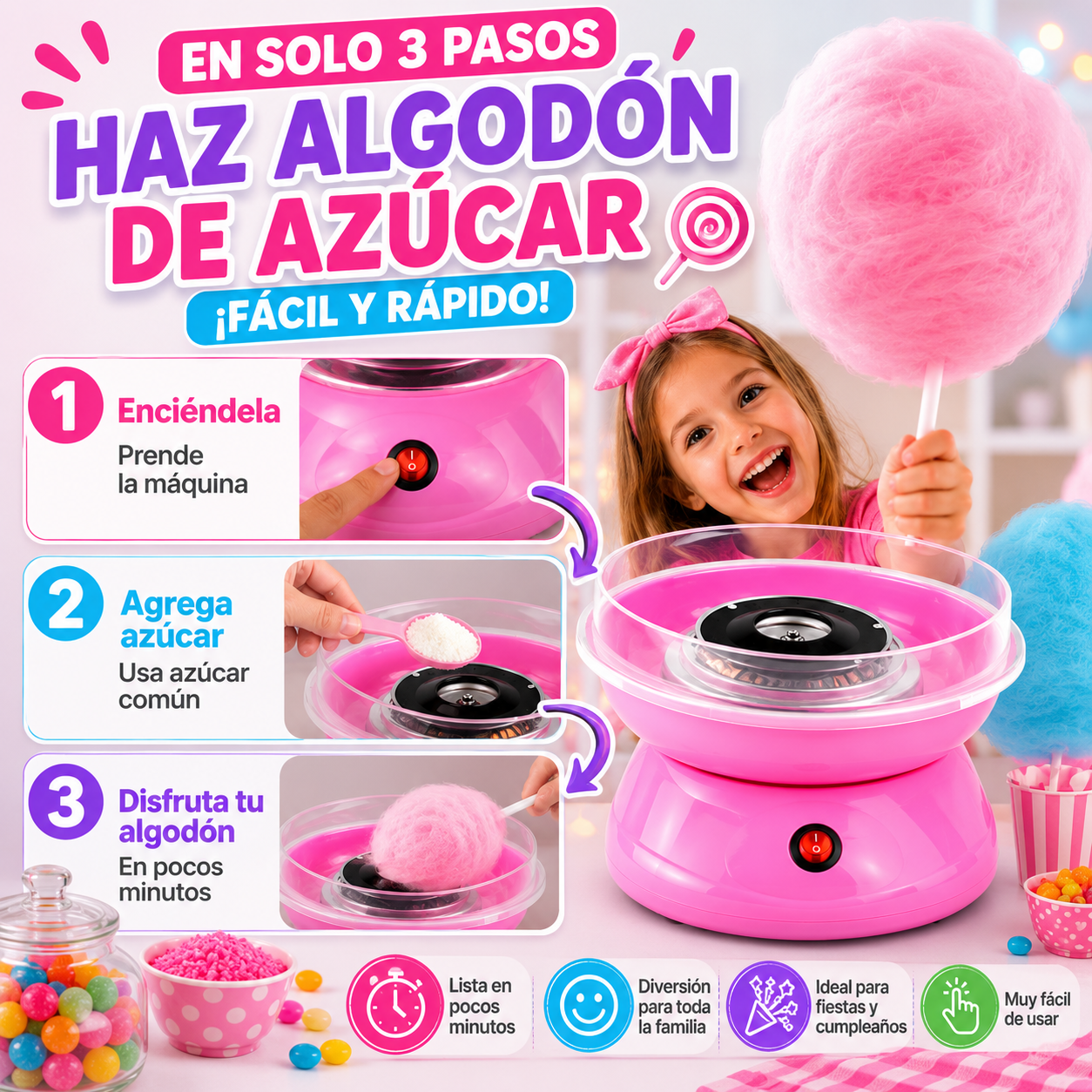 🎂 Haz Cada Cumpleaños Inolvidable 👨‍👩‍👧‍👦 Dulces Momentos en Familia