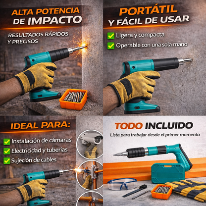 OLVIDA EL TALADRO PARA SIEMPRE – Pistola De Clavos Caja Grande