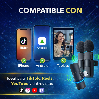 ¿Tus videos se escuchan mal? 🎥 El secreto para que tus videos suenen profesional- micrófono inalámbrico