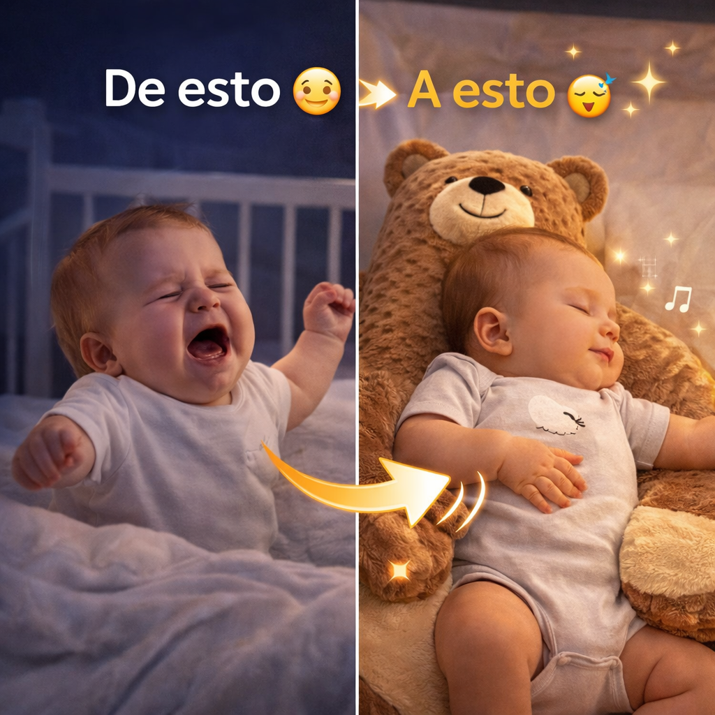 Tu aliado en las noches difíciles, Simula las palmaditas suaves de mamá- Almohada Palmaditas Bebe Ayuda A Domir