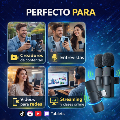 ¿Tus videos se escuchan mal? 🎥 El secreto para que tus videos suenen profesional- micrófono inalámbrico