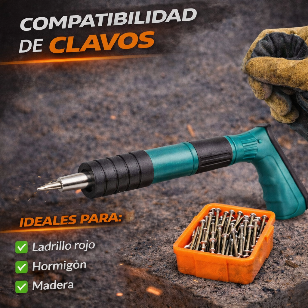 OLVIDA EL TALADRO PARA SIEMPRE – Pistola De Clavos Caja Grande