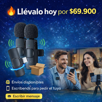 ¿Tus videos se escuchan mal? 🎥 El secreto para que tus videos suenen profesional- micrófono inalámbrico