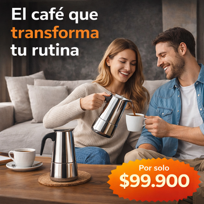 Haz tu café como un experto, diseño clásico, sabor auténtico