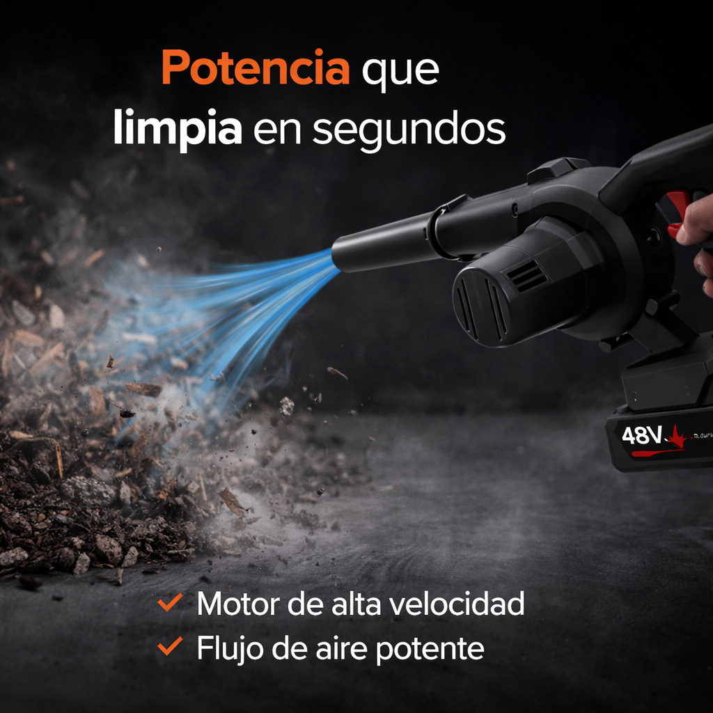 El aliado perfecto para limpiar rápido, Ideal para hogar, auto y taller