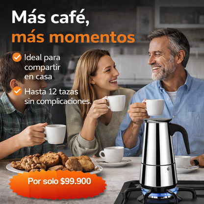 Haz tu café como un experto, diseño clásico, sabor auténtico