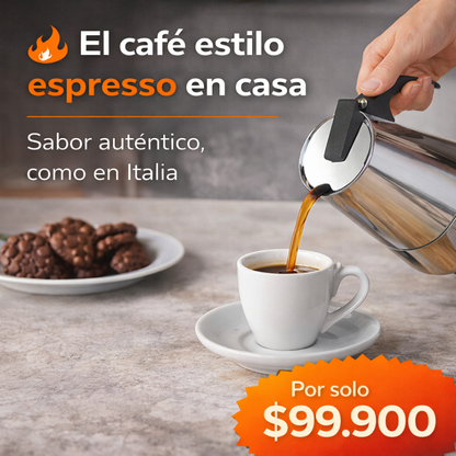 Haz tu café como un experto, diseño clásico, sabor auténtico