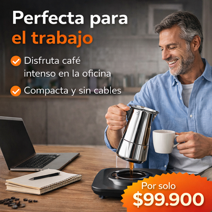 Haz tu café como un experto, diseño clásico, sabor auténtico