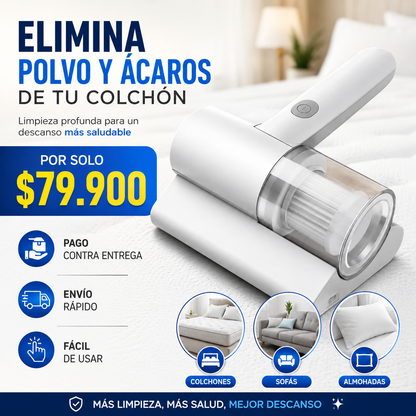 🛏️ ELIMINA POLVO Y ÁCAROS DE TU COLCHÓN ✨ Limpieza profunda para un descanso más saludable