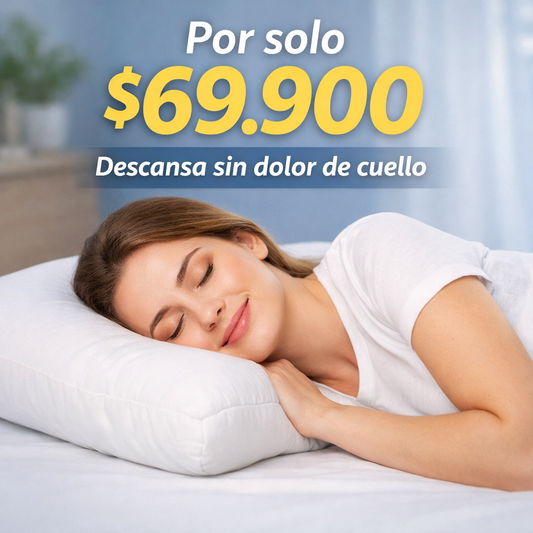¿Te levantas cansado y con dolor de cuello todos los días? Empieza a descansar como tu cuerpo lo necesita con la Almohada Ortopédica Cervical