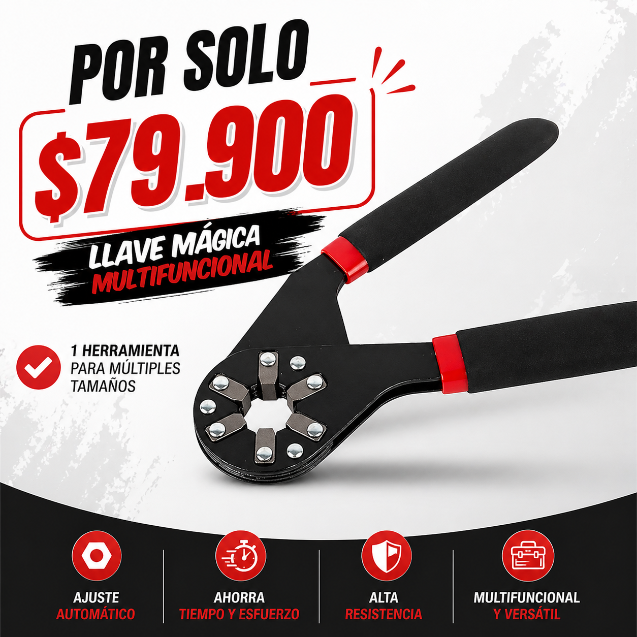 Una sola herramienta para todo: Llave Mágica Multifuncional