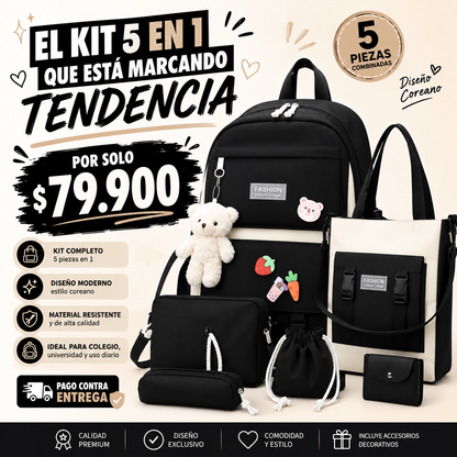🎒 EL KIT 5 EN 1 QUE TODOS QUIEREN ✨