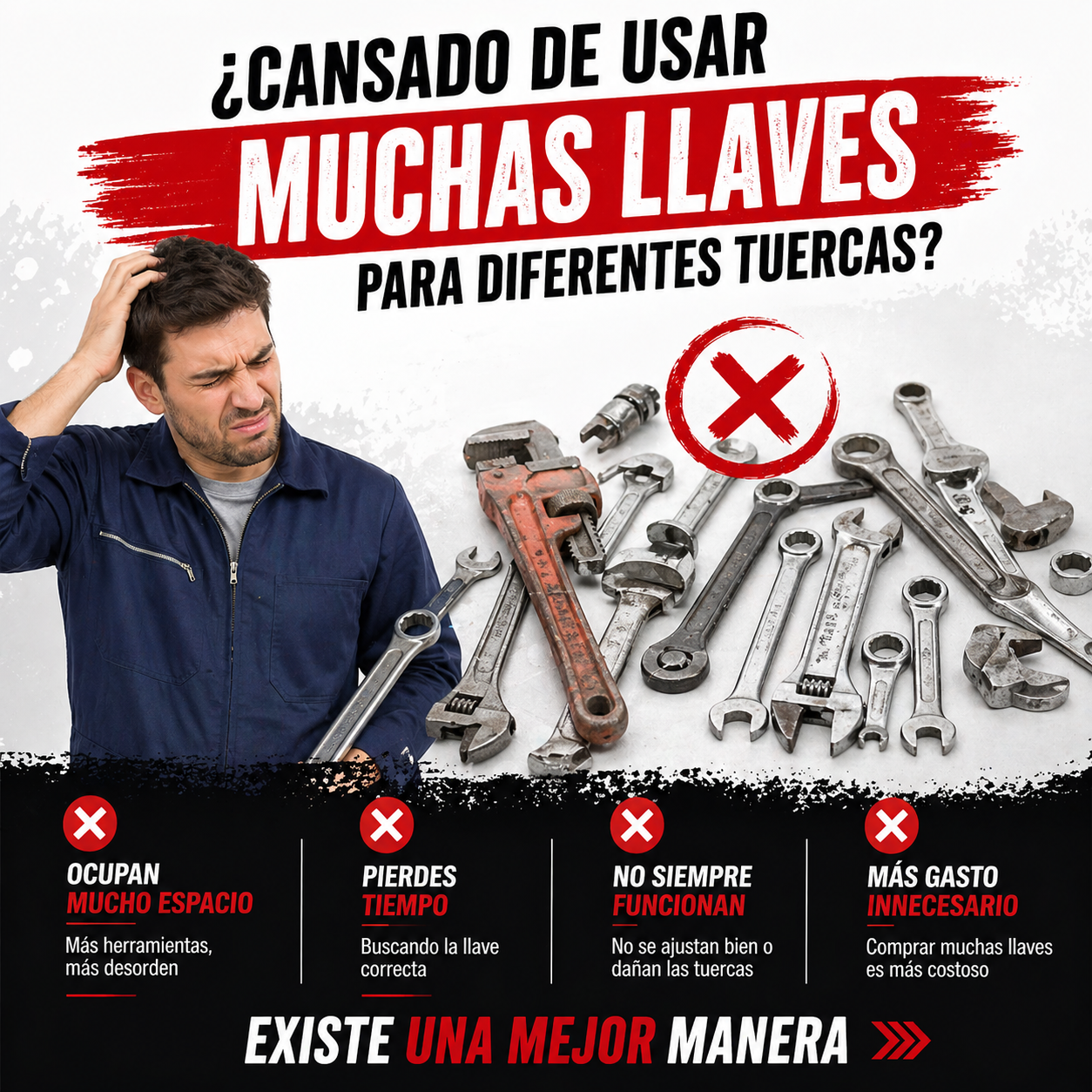 Una sola herramienta para todo: Llave Mágica Multifuncional
