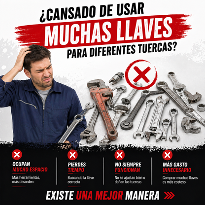 Una sola herramienta para todo: Llave Mágica Multifuncional