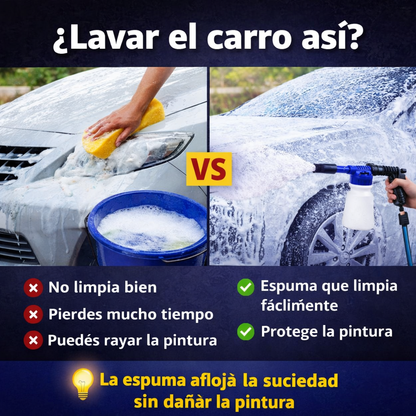 🔥 La forma más fácil de lavar tu carro, pistola espumadora para autos.