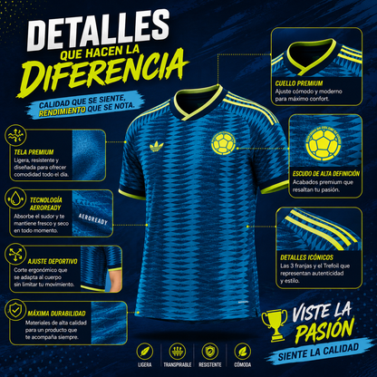 CAMISETA COLOMBIA 2026 CO🔥 La nueva piel que está rompiendo tendencias ⚡