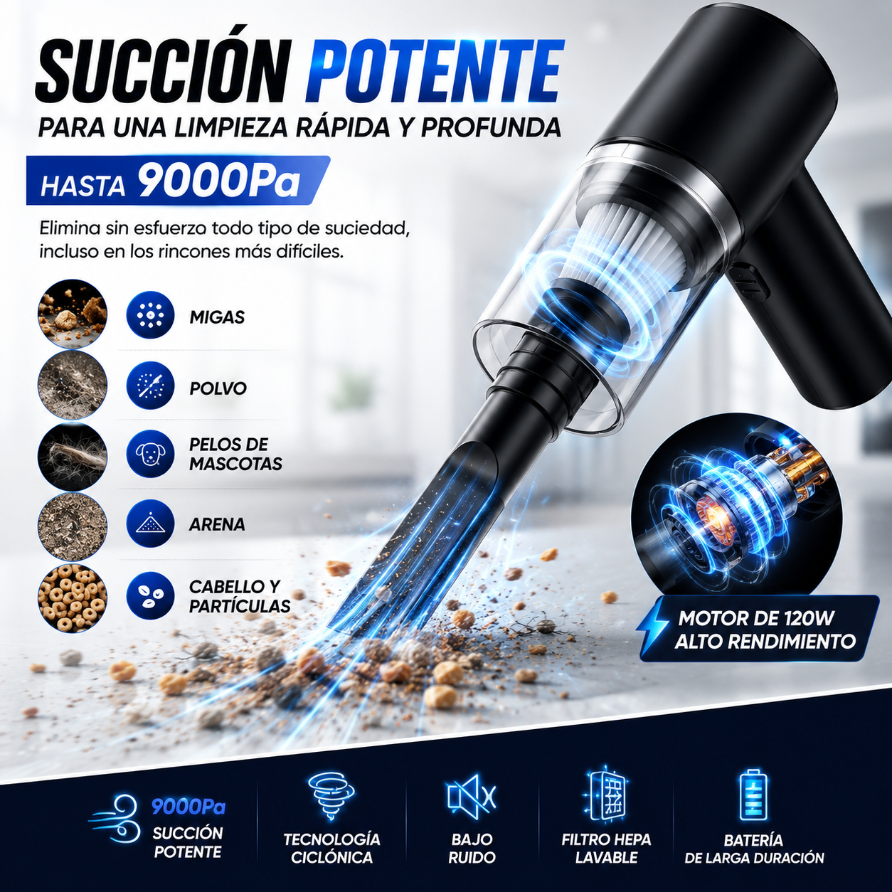 Limpieza profesional al alcance de tu mano, 💎 Calidad y potencia en un solo equipo