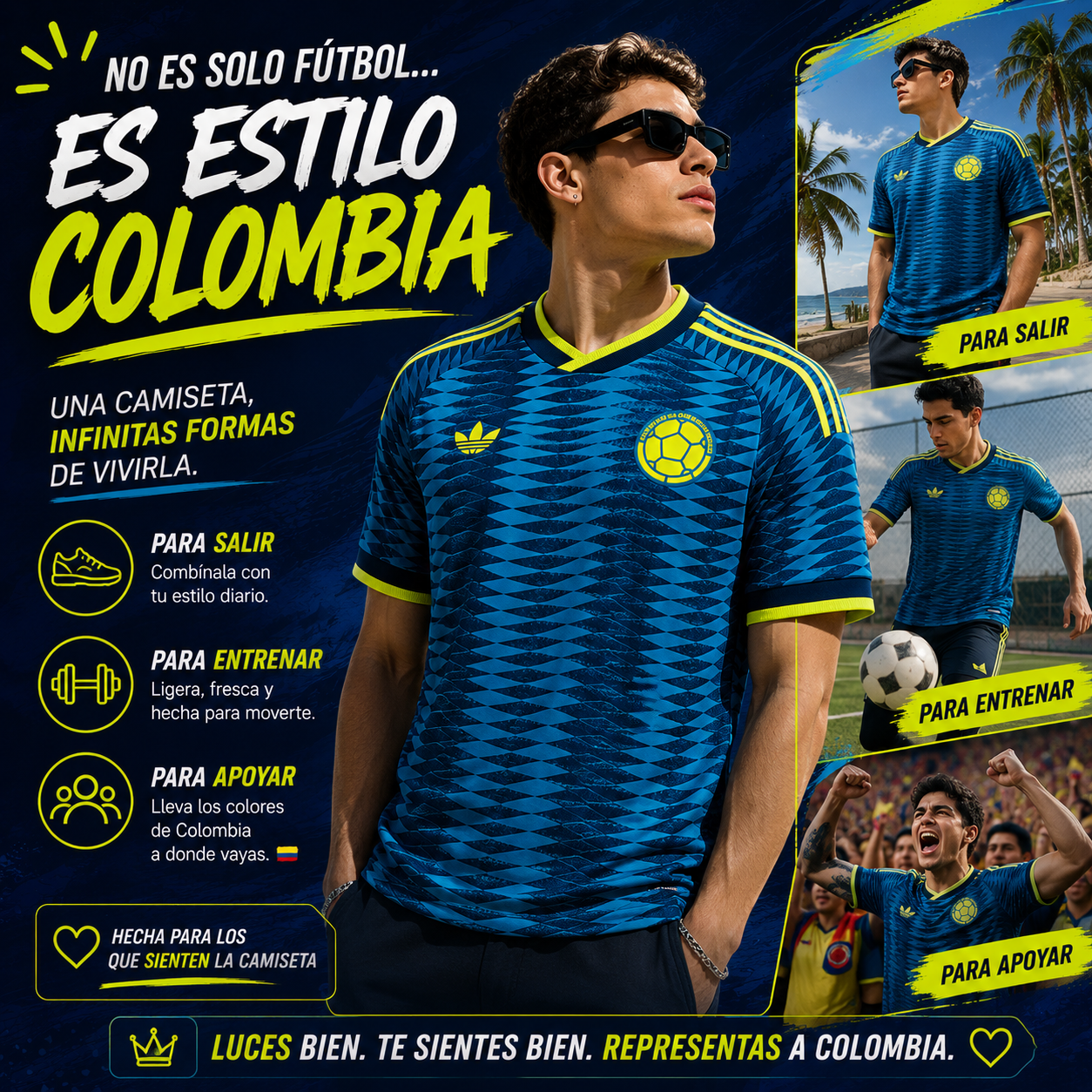 CAMISETA COLOMBIA 2026 CO🔥 La nueva piel que está rompiendo tendencias ⚡