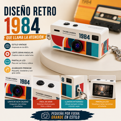 📸 Mini tamaño. Grandes momentos. Captura fotos y videos con un estilo retro único.