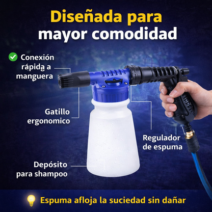 🔥 La forma más fácil de lavar tu carro, pistola espumadora para autos.