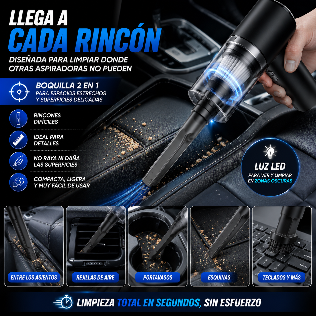 Limpieza profesional al alcance de tu mano, 💎 Calidad y potencia en un solo equipo