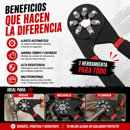 Una sola herramienta para todo: Llave Mágica Multifuncional