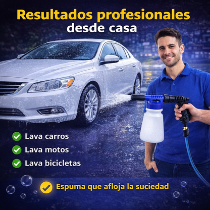 🔥 La forma más fácil de lavar tu carro, pistola espumadora para autos.