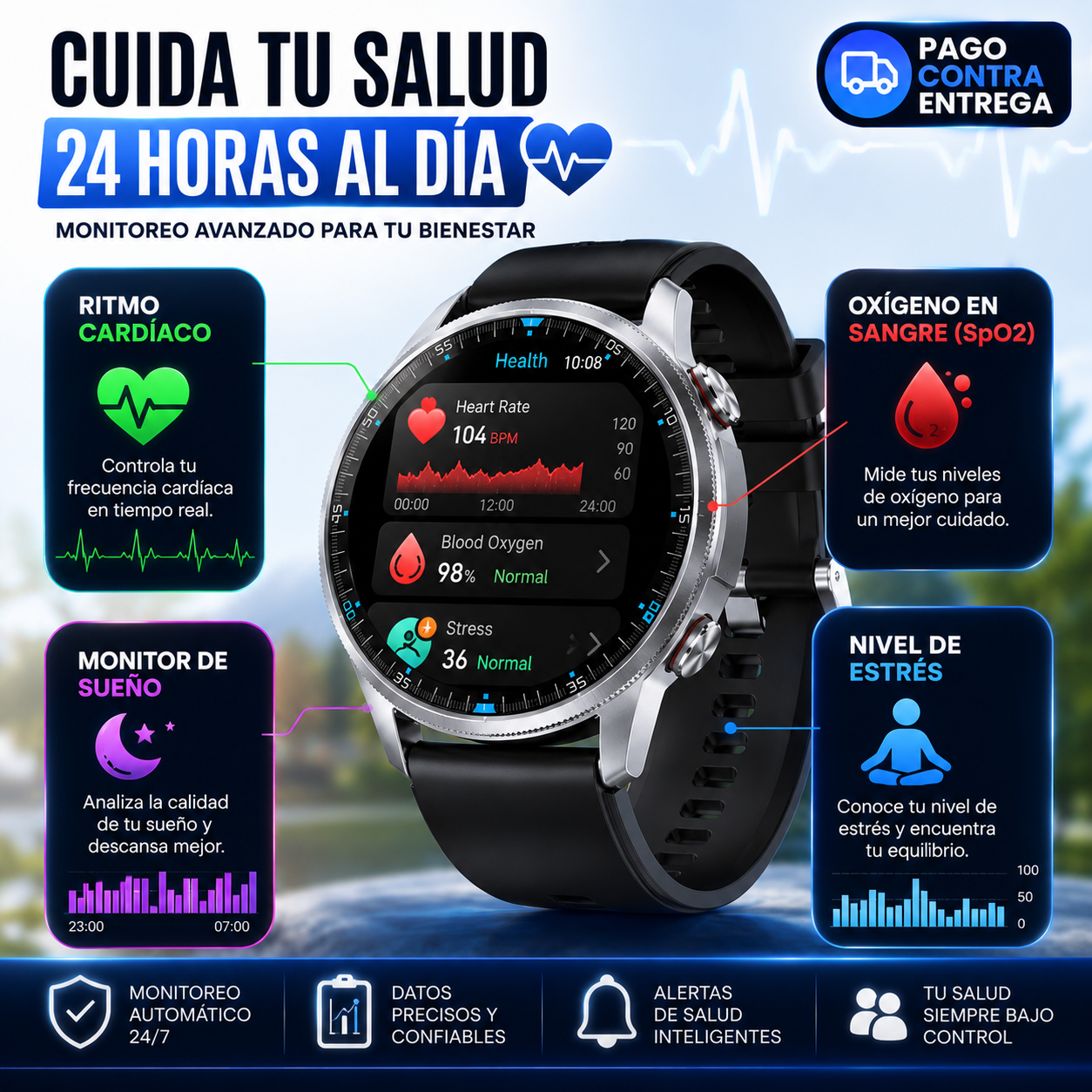 🔥 El Smartwatch Que Lo Tiene Todo, Tecnología Premium En Tu Muñeca