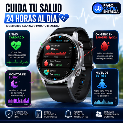 🔥 El Smartwatch Que Lo Tiene Todo, Tecnología Premium En Tu Muñeca