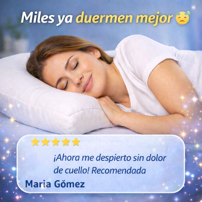 ¿Te levantas cansado y con dolor de cuello todos los días? Empieza a descansar como tu cuerpo lo necesita con la Almohada Ortopédica Cervical