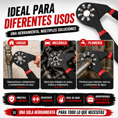 Una sola herramienta para todo: Llave Mágica Multifuncional