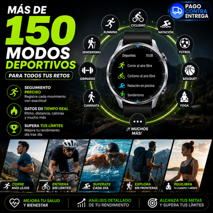 🔥 El Smartwatch Que Lo Tiene Todo, Tecnología Premium En Tu Muñeca