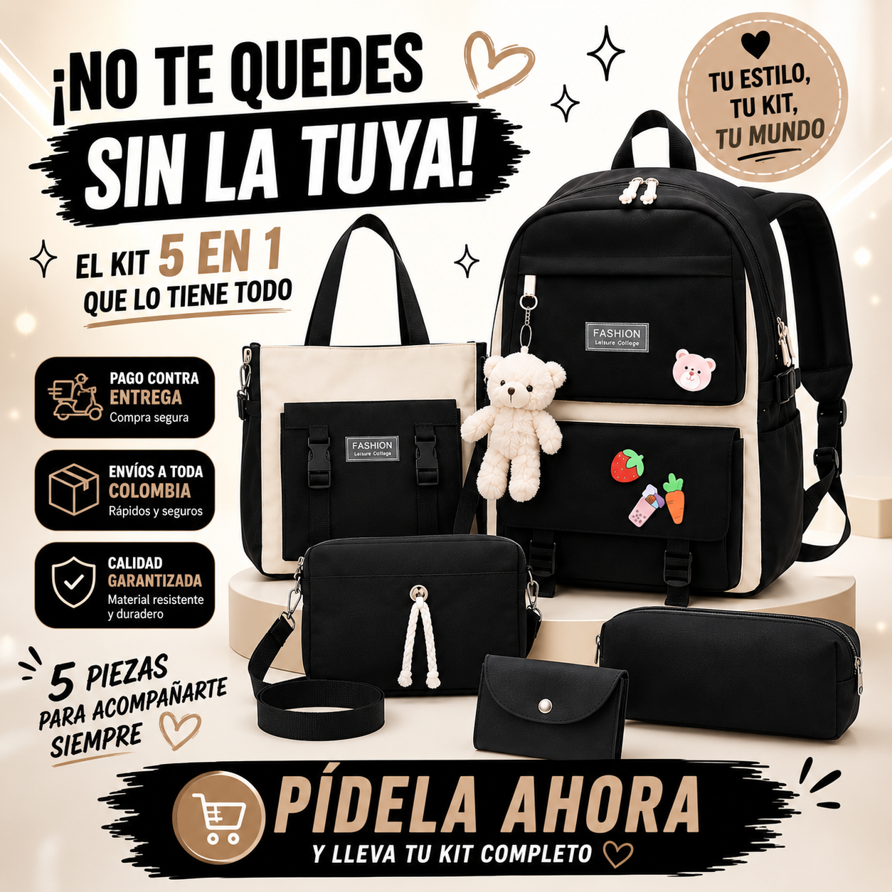 🎒 EL KIT 5 EN 1 QUE TODOS QUIEREN ✨