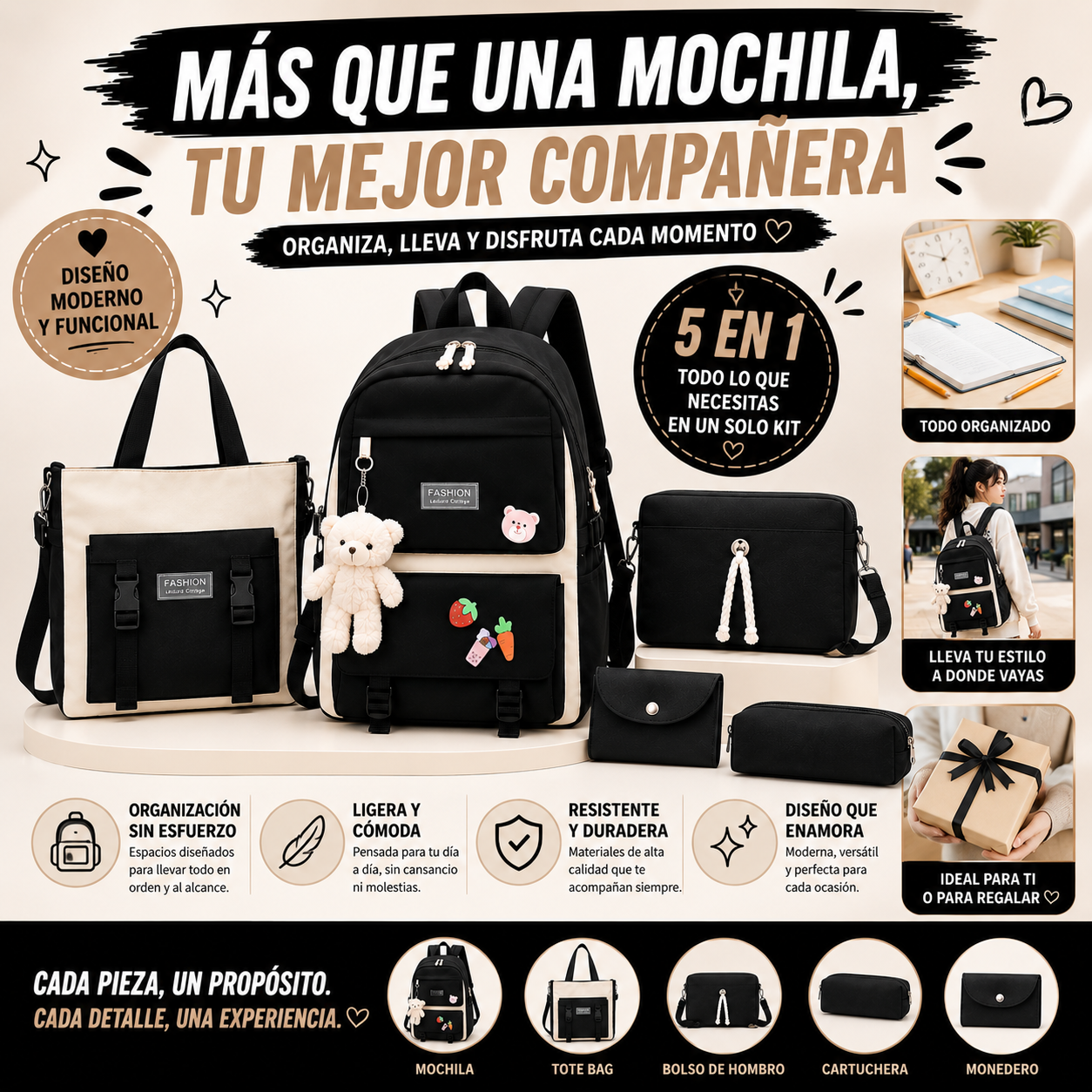 🎒 EL KIT 5 EN 1 QUE TODOS QUIEREN ✨